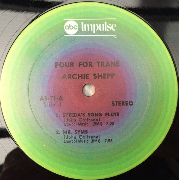 Archie Shepp : Four For Trane (LP, Album, RE, Gat)