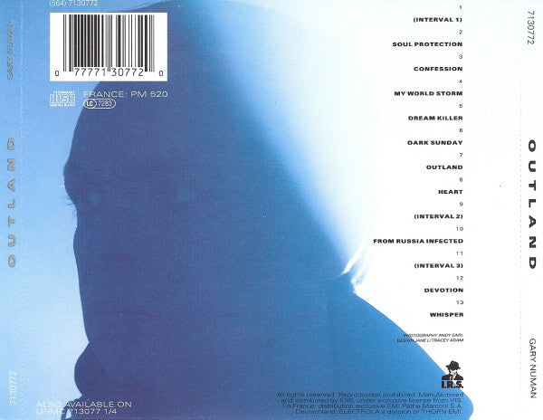 Gary Numan : Outland (CD, Album)