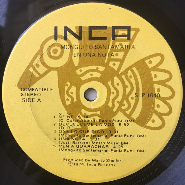 Monguito Santamaria : En Una Nota! (LP, Album)
