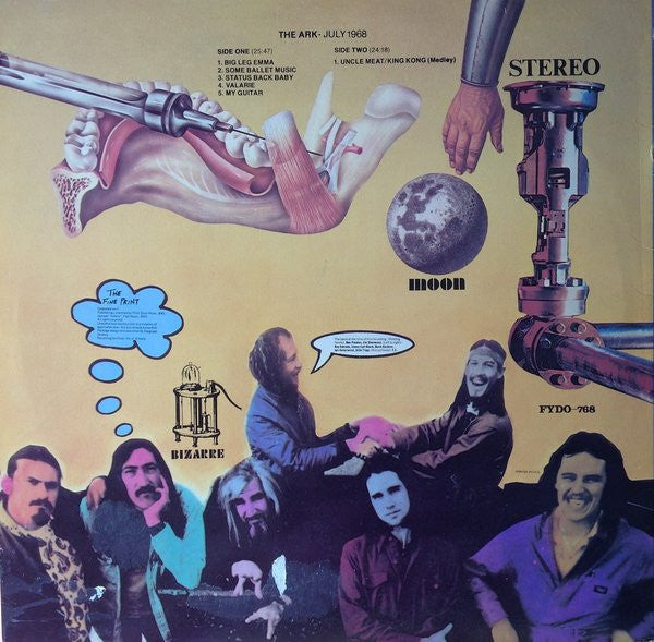 Frank* 's Mothers Of Invention* : The Ark - July 1968 (LP, Unofficial)