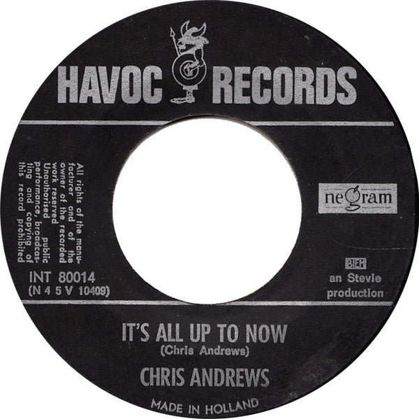 Chris Andrews (3) : To Whom It Concerns  (7", Single)