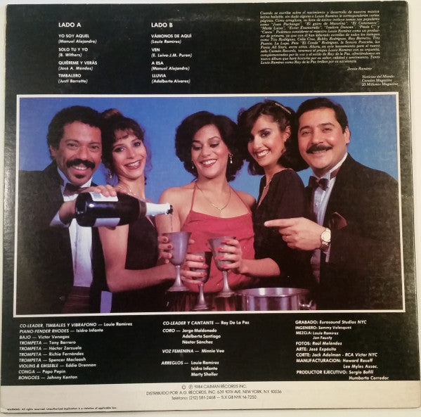 Louie Ramirez Y Su Orquesta & Ray De La Paz : ¡ Con Caché ! (LP, Album, Blu)