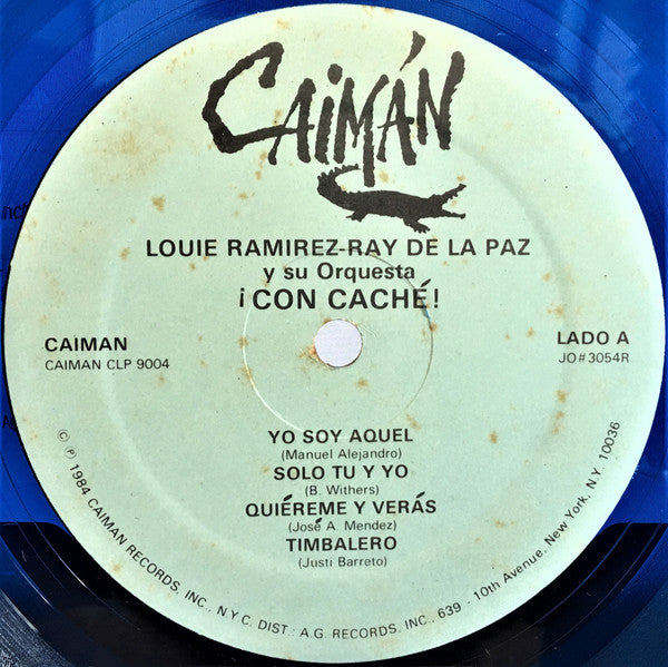 Louie Ramirez Y Su Orquesta & Ray De La Paz : ¡ Con Caché ! (LP, Album, Blu)