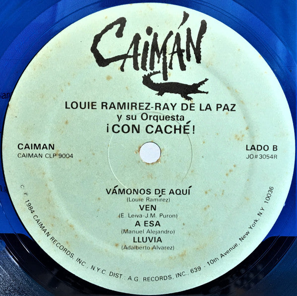 Louie Ramirez Y Su Orquesta & Ray De La Paz : ¡ Con Caché ! (LP, Album, Blu)
