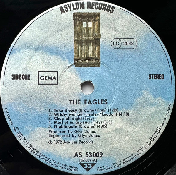 Eagles : Eagles (LP, Album, RE)