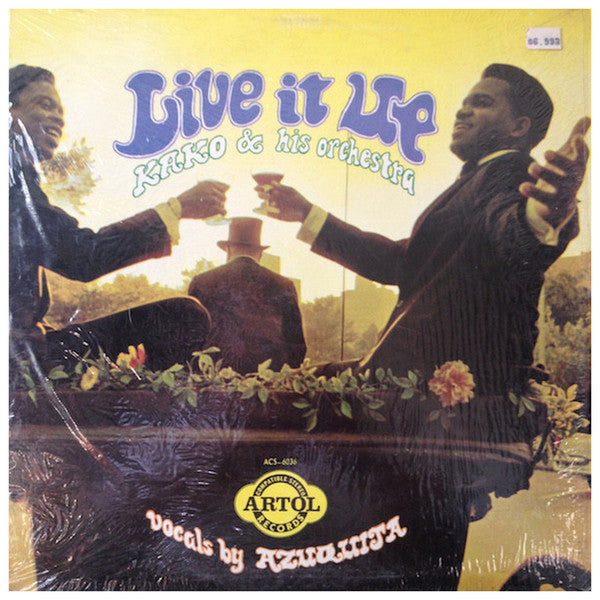 Kako & His Orchestra* Vocals By Azuquita* : Live It Up (LP, Album, RE)