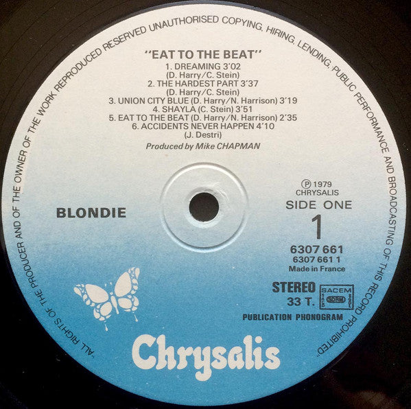 Blondie : Eat To The Beat (LP, Album)