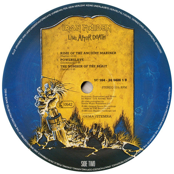 Iron Maiden : Live After Death (LP,Album)