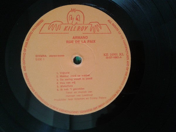 Armand : Rue De La Paix (LP, Album, Gat)
