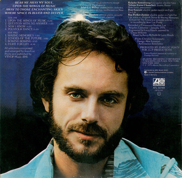 Jean-Luc Ponty : Upon The Wings Of Music (LP, Album, RP)
