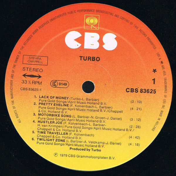 Turbo (4) : Turbo (LP, Album)