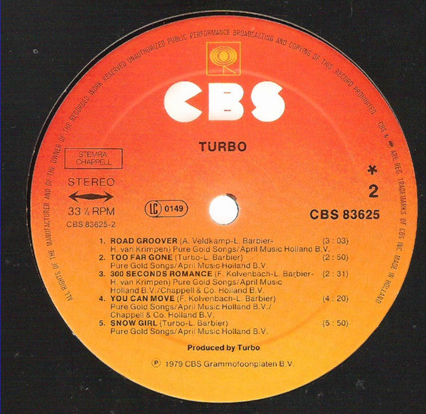 Turbo (4) : Turbo (LP, Album)