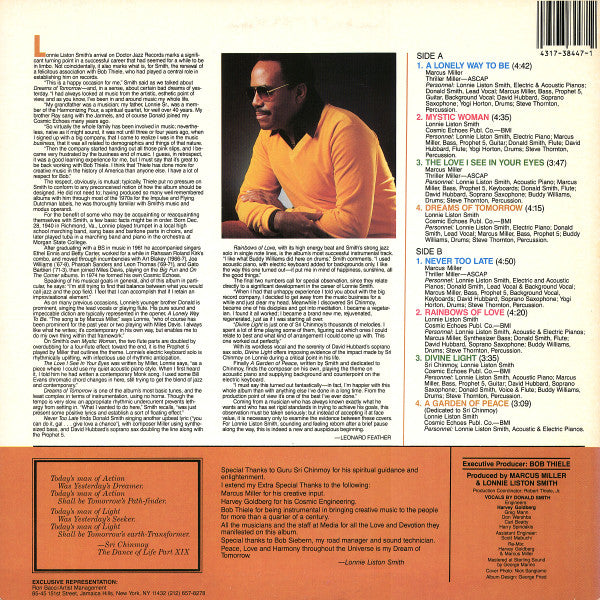 Lonnie Liston Smith : Dreams Of Tomorrow (LP, Album, Pit)
