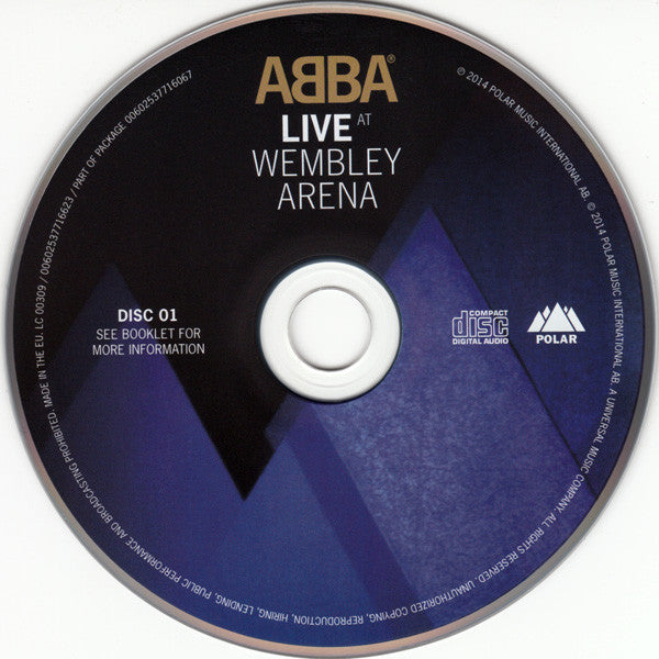ABBA : Live At Wembley Arena (2xCD, Album, Ltd, Dig)