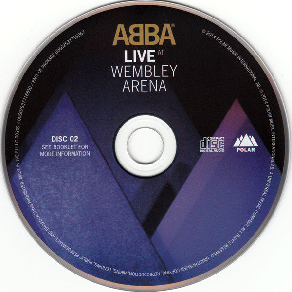 ABBA : Live At Wembley Arena (2xCD, Album, Ltd, Dig)