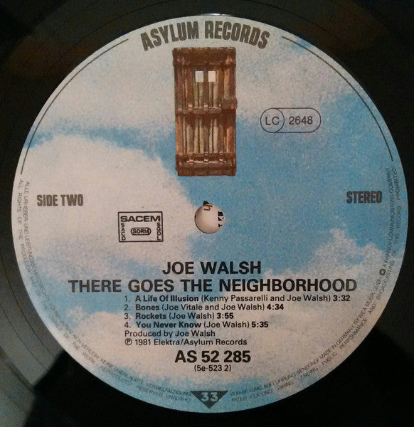 Joe Walsh : There Goes The Neighborhood (LP, Album)