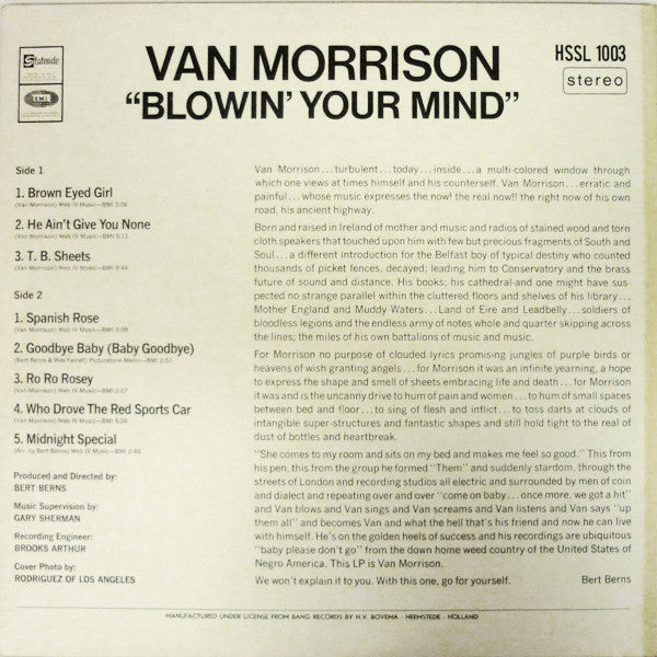 Van Morrison : Blowin' Your Mind (LP, Album)
