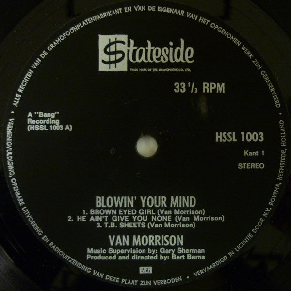 Van Morrison : Blowin' Your Mind (LP, Album)