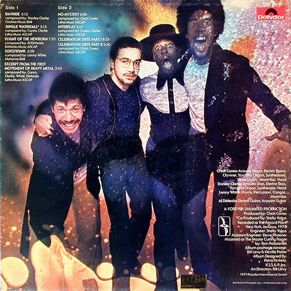 Return To Forever Featuring Chick Corea : No Mystery (LP, Album)