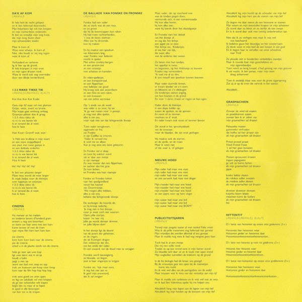 Urbanus : In 't Echt! (LP,Album)