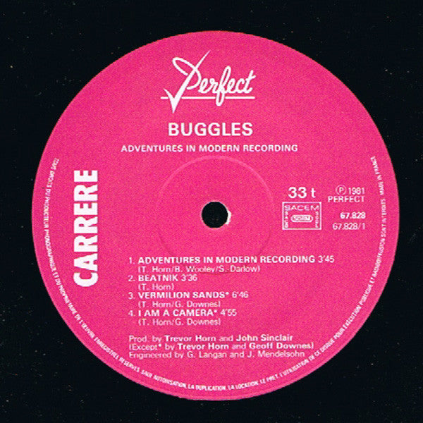 The Buggles : Adventures In Modern Recording (LP, Album)
