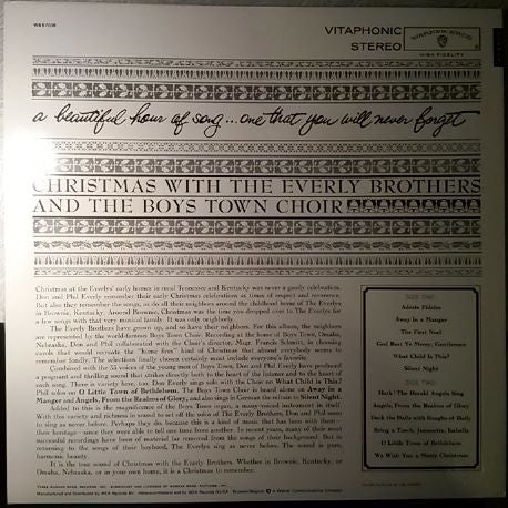 The Everly Brothers* And The Boystown Choir* : Christmas With The Everly Brothers And The Boystown Choir (LP, Album, RE)