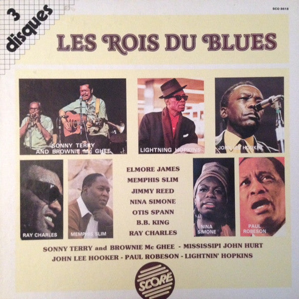 Various : Les Rois Du Blues (3xLP, Comp, RE, Box)