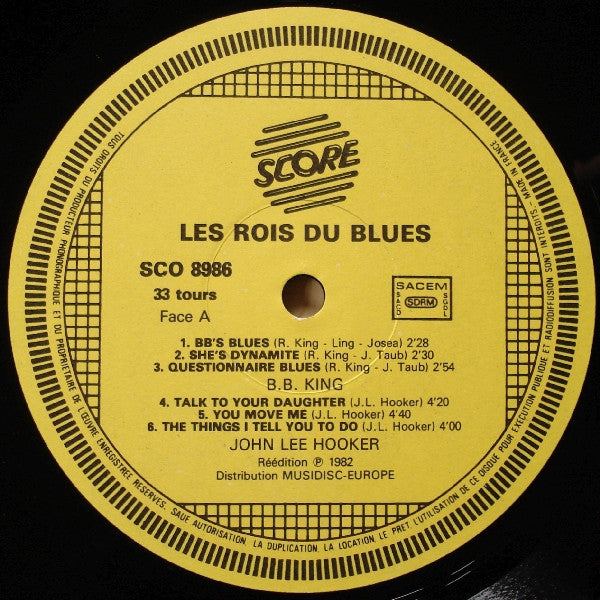 Various : Les Rois Du Blues (3xLP, Comp, RE, Box)