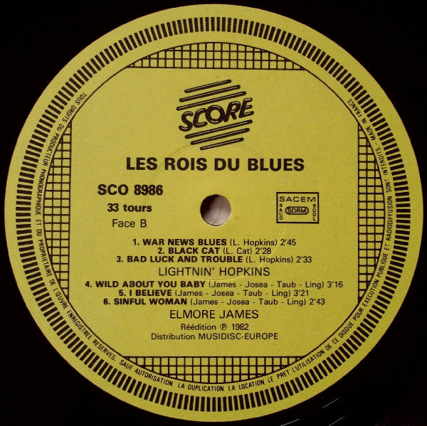 Various : Les Rois Du Blues (3xLP, Comp, RE, Box)