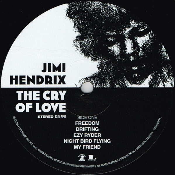 Jimi Hendrix - The Cry Of Love (LP, Album, RE, Gat) - De Platen Aap – Vinylwinkel in Brielle & online webshop voor muziekliefhebbers