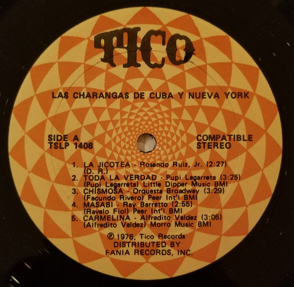Various : Charangas De Cuba Y Nueva York (LP, Comp)