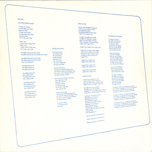 The Associates : The Affectionate Punch (LP, Album, Tow)