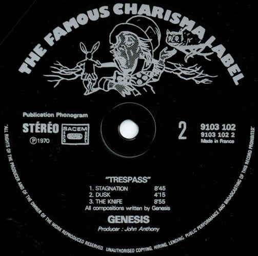 Genesis - Trespass (LP, Album, RE, Sma) - De Platen Aap – Vinylwinkel in Brielle & online webshop voor muziekliefhebbers