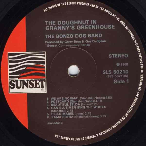Bonzo Dog Band* : The Doughnut In Granny's Greenhouse (LP, Album, RE)