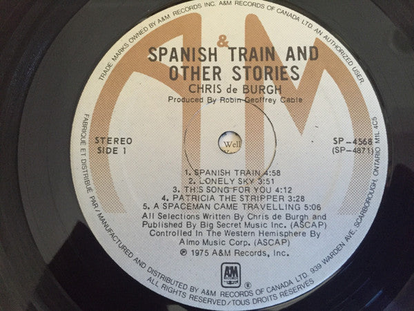 Chris de Burgh : Spanish Train And Other Stories (LP, Album)