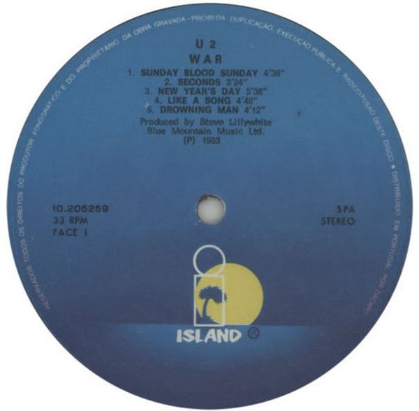 U2 : War (LP,Album)