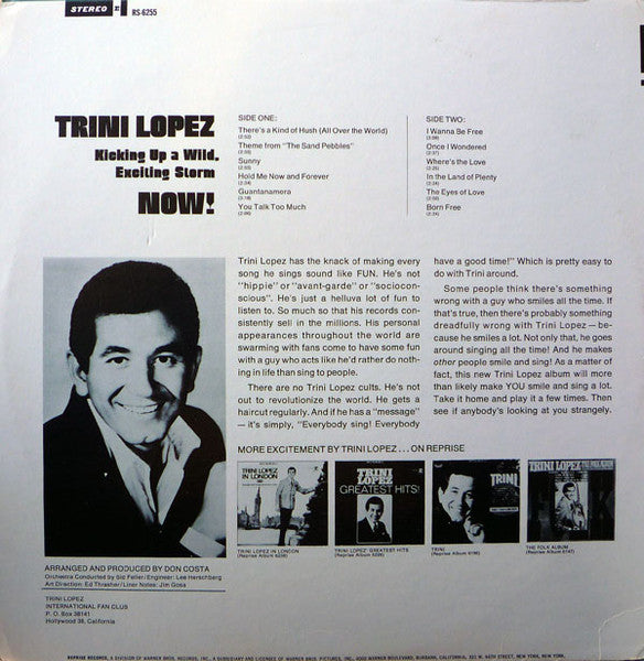 Trini Lopez : Now! (LP)