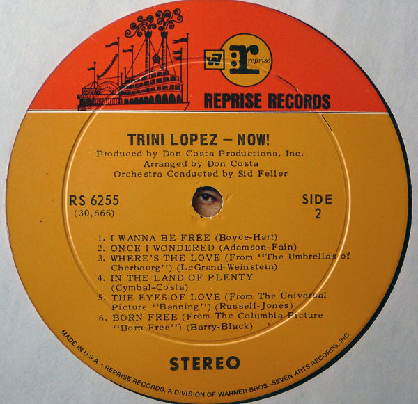 Trini Lopez : Now! (LP)