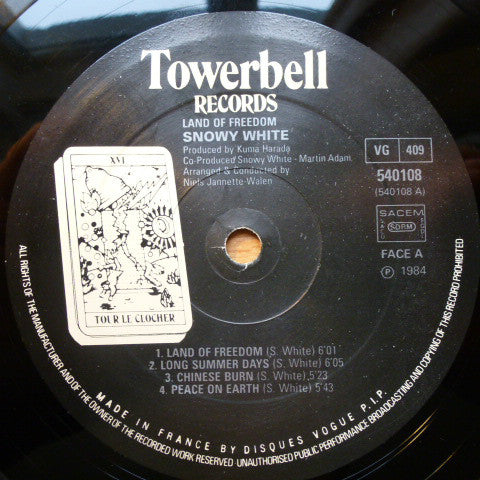 Snowy White : Land Of Freedom (LP, Album)