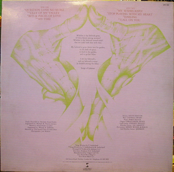 Ijahman* : Lilly Of My Valley (LP, Album)