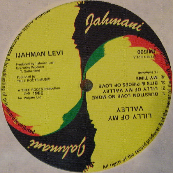 Ijahman* : Lilly Of My Valley (LP, Album)