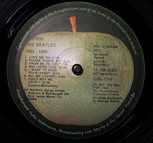 The Beatles : 1962-1966 (2xLP, Comp, RE, Gat)