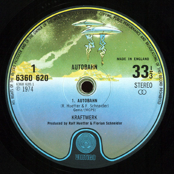 Kraftwerk : Autobahn (LP, Album, RP, Emb)