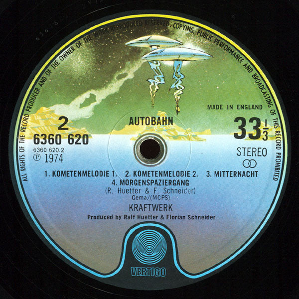 Kraftwerk : Autobahn (LP, Album, RP, Emb)
