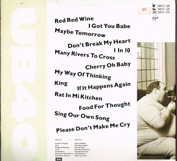 UB40 : The Best Of UB40 - Volume 1 (LP, Comp)