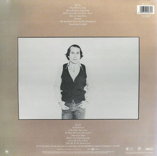 Paul Simon : Greatest Hits, Etc. (LP, Comp, RE)
