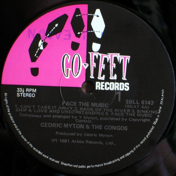 Cedric Myton and The Congos : Face The Music (LP, Album)