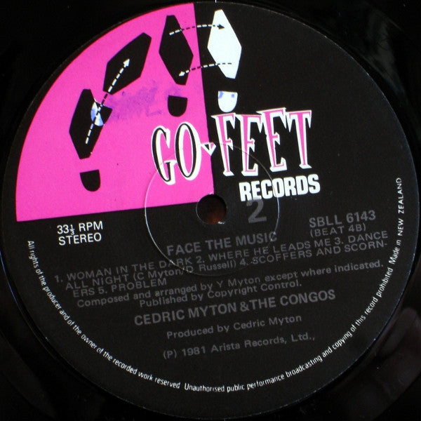 Cedric Myton and The Congos : Face The Music (LP, Album)
