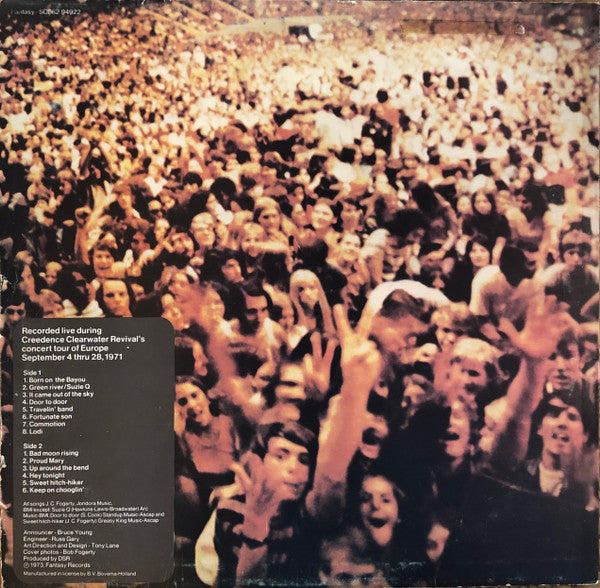 Creedence Clearwater Revival : Live In Europe (LP, Album)