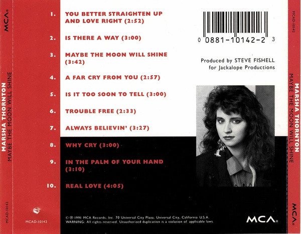 Marsha Thornton - Maybe The Moon Will Shine (CD, Album) - De Platen Aap – Vinylwinkel in Brielle & online webshop voor muziekliefhebbers